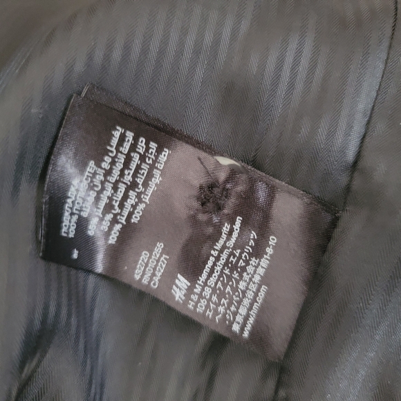 H&M Slim Fit Suit Vest Size 38 in Black - Picture 15 of 15